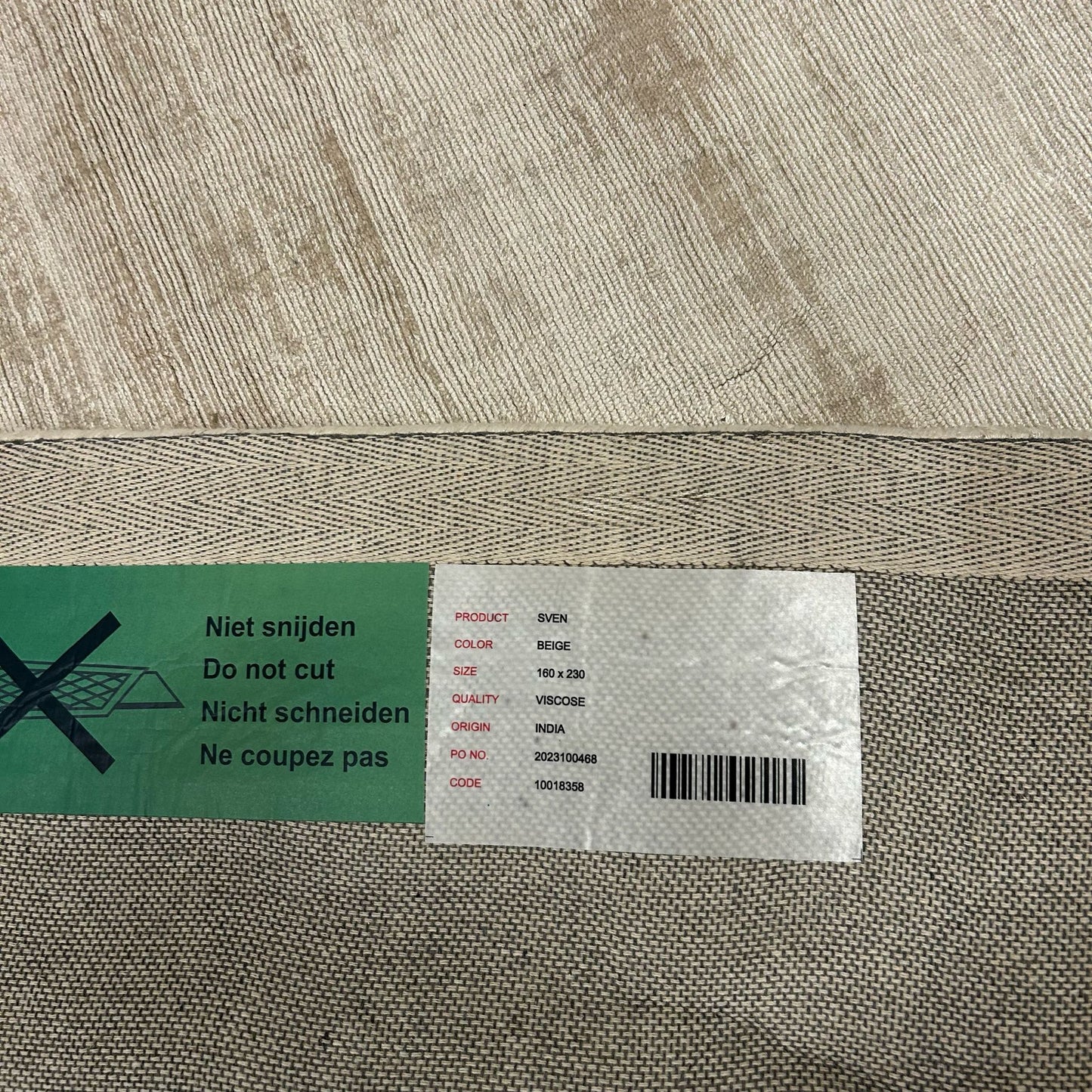 Brinker - Sven - Beige - 160x230cm