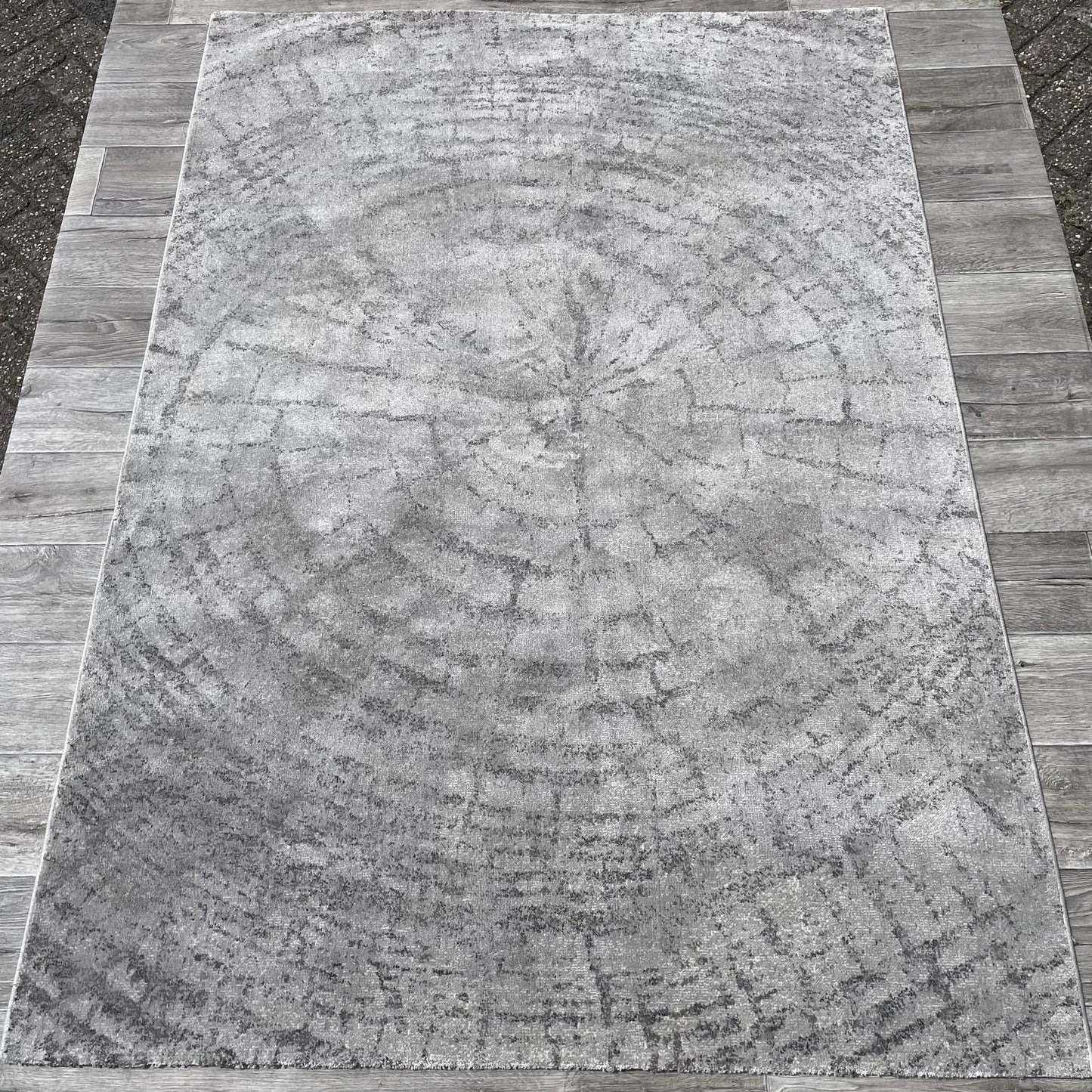 Brinker Touch Tara 107 Light Grey Vloerkleed - 160x230cm