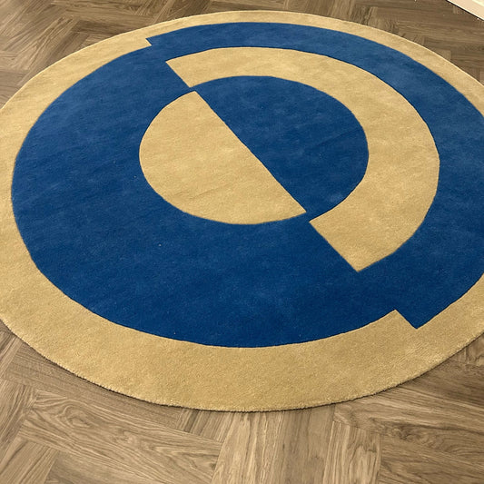 Brinker Handtuffed - Blue Gardenia - 200x200cm