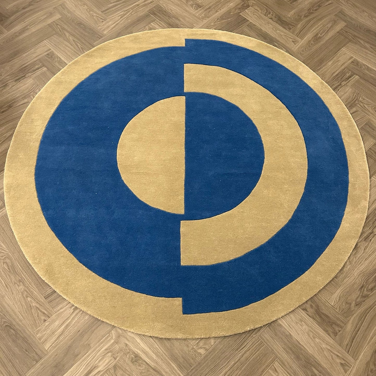 Brinker Handtuffed - Blue Gardenia - 200x200cm