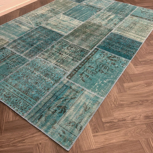 Brinker Vintage  Turquoise Vloerkleed - 200x300cm
