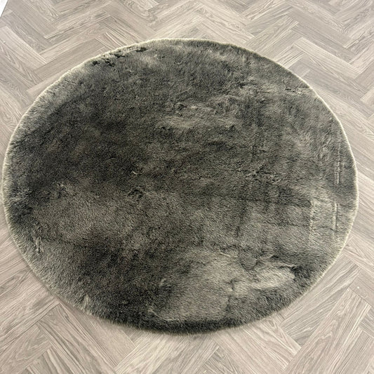 Brinker Fluffy Anthracite - 180x180cm