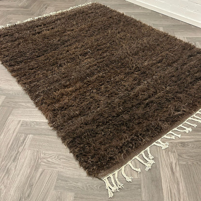 Brinker Afghano Brown Vloerkleed - 200x300cm - QF Living