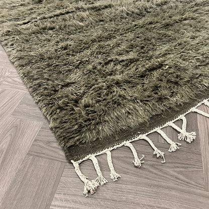 Brinker Afghano Forest Green Vloerkleed - 200x300cm - QF Living