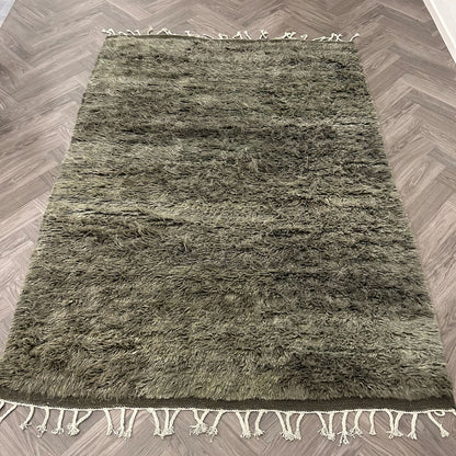 Brinker Afghano Forest Green Vloerkleed - 200x300cm - QF Living
