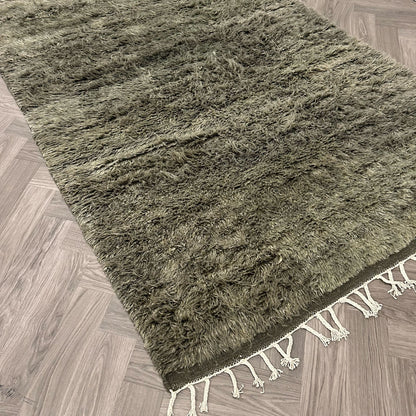 Brinker Afghano Forest Green Vloerkleed - 200x300cm - QF Living