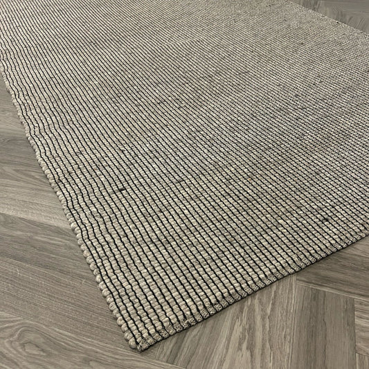 Brinker Beatbridge Grey Vloerkleed - 200x290cm - QF Living