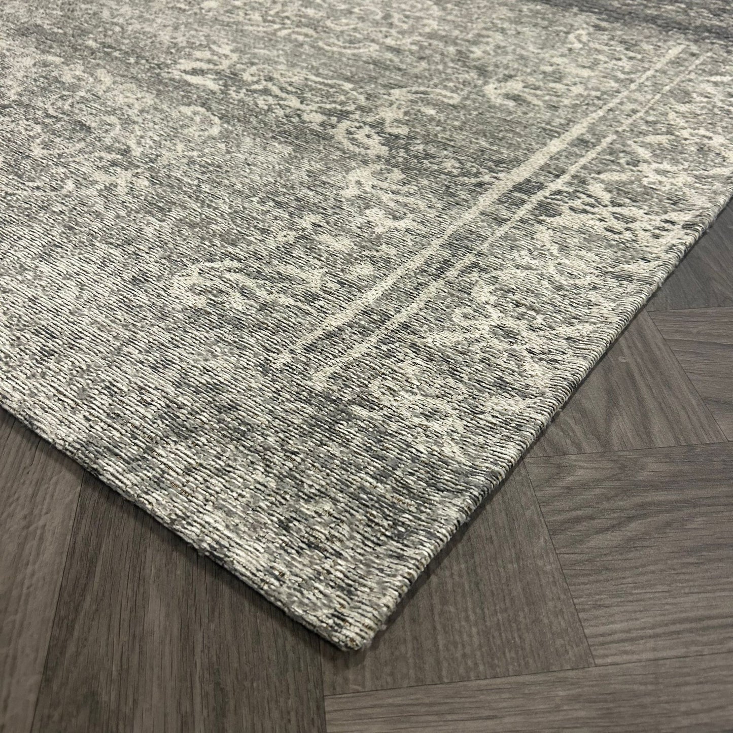 Brinker Bria Light Grey Vloerkleed - 170x230cm - QF Living