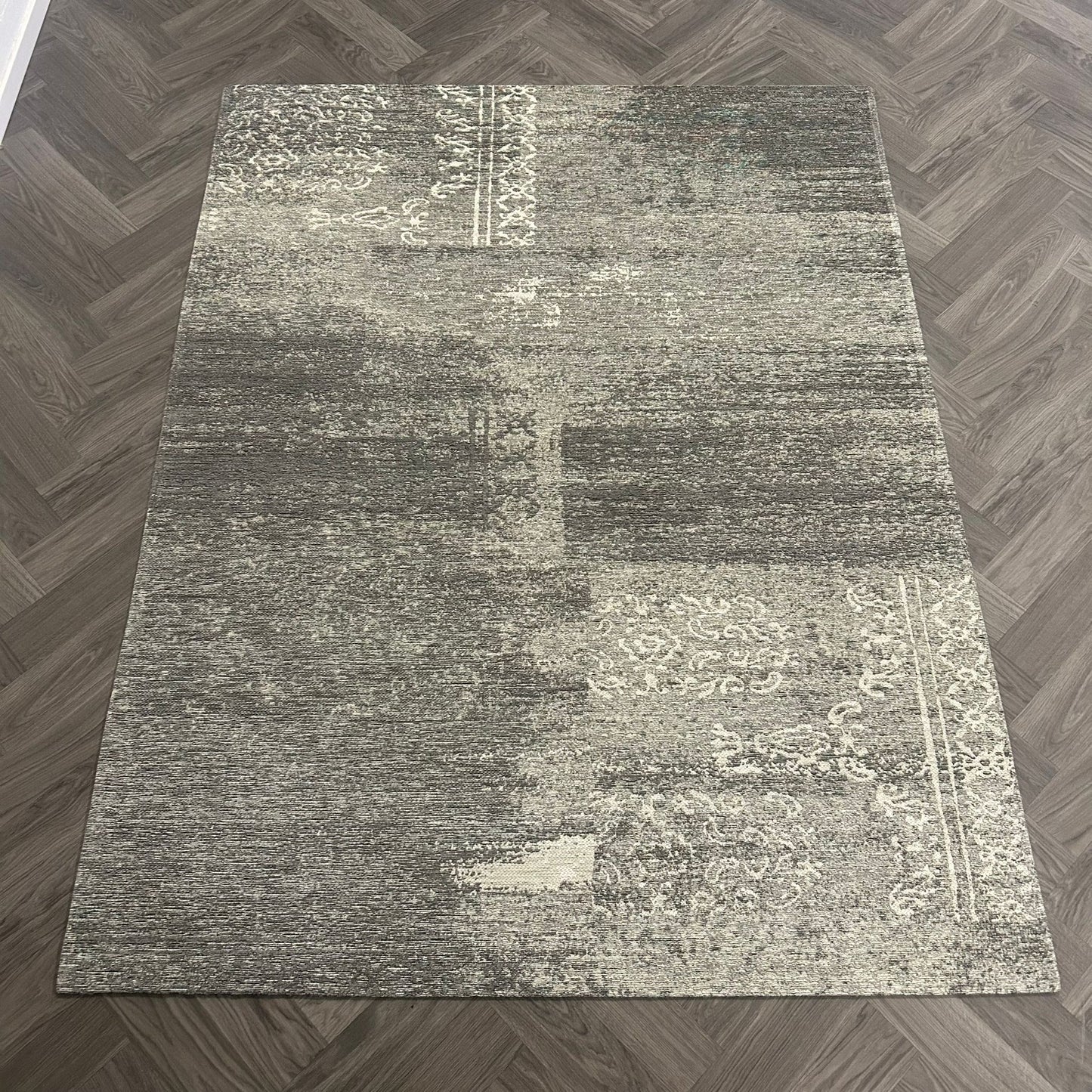 Brinker Bria Light Grey Vloerkleed - 170x230cm - QF Living