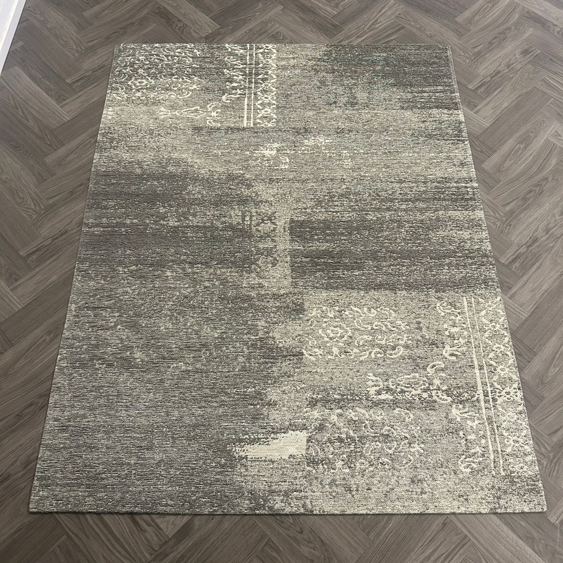Brinker Bria Light Grey Vloerkleed - 170x230cm - QF Living