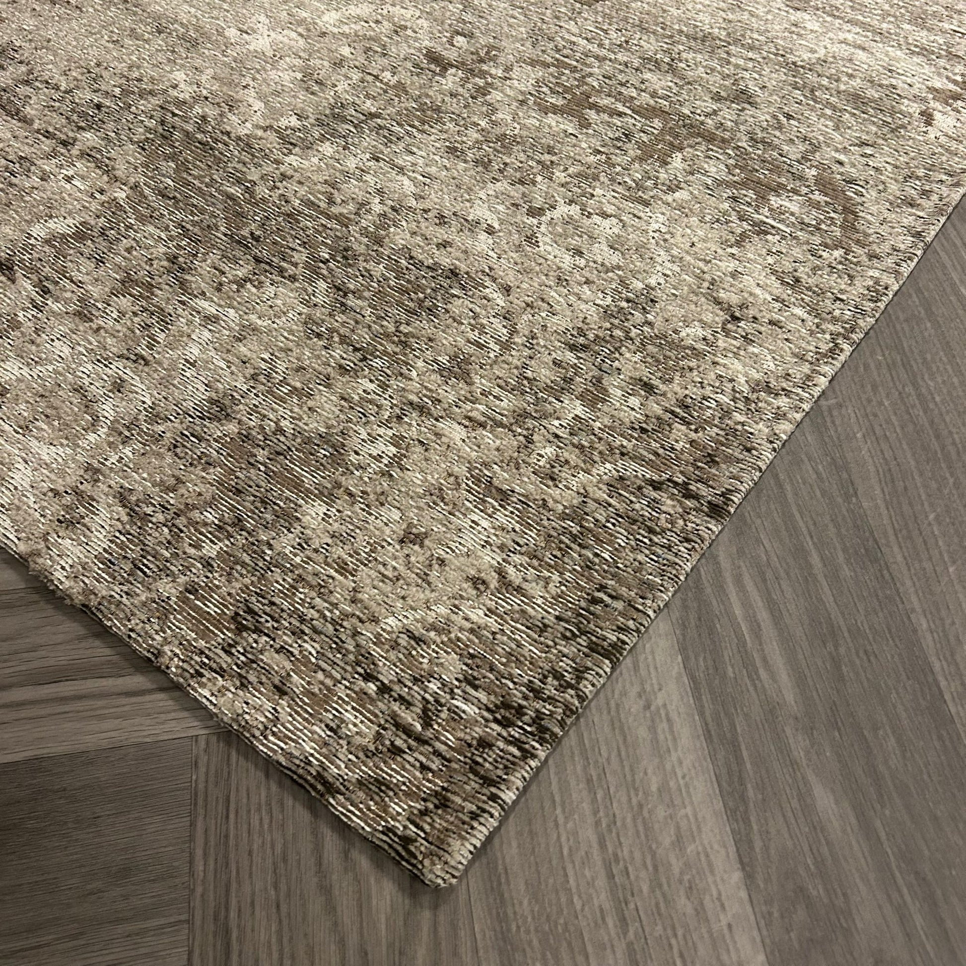 Brinker Bria Vloerkleed - Taupe - 240x340cm - QF Living