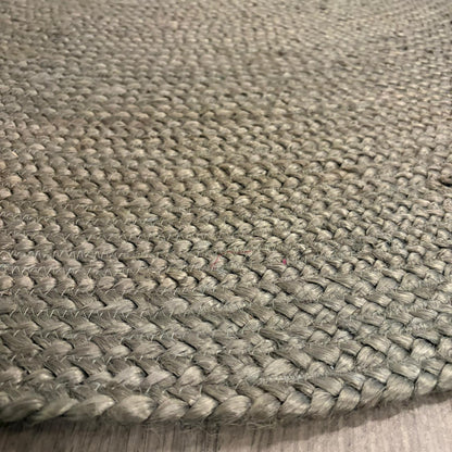 Brinker Carpets Jute Circle Grijs Vloerkleed - 180x180cm - QF Living