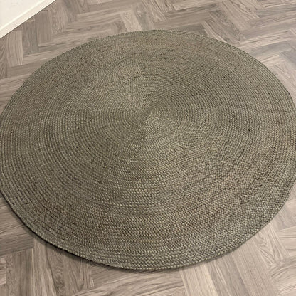 Brinker Carpets Jute Circle Grijs Vloerkleed - 180x180cm - QF Living