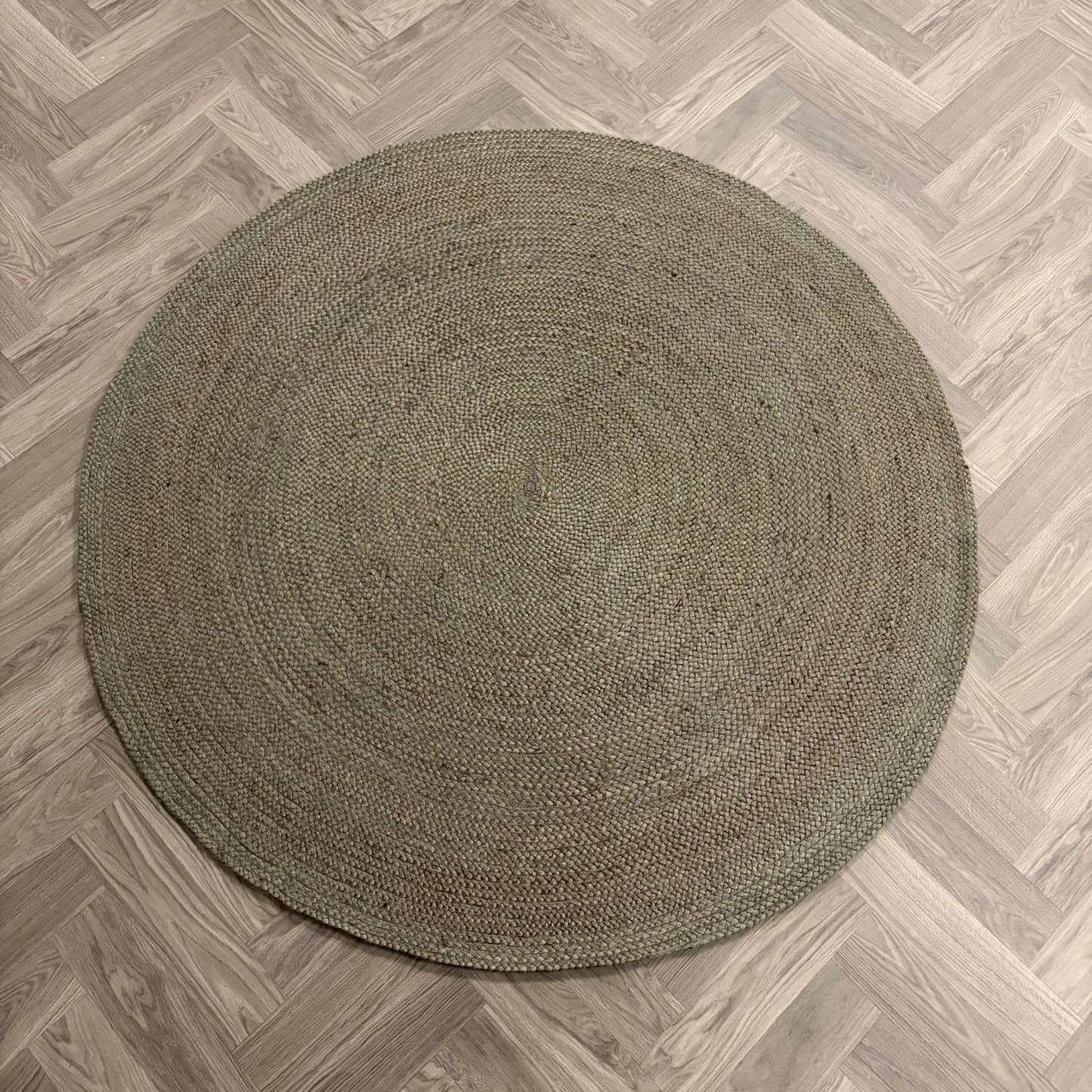 Brinker Carpets Jute Circle Grijs Vloerkleed - 180x180cm - QF Living