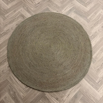 Brinker Carpets Jute Circle Grijs Vloerkleed - 180x180cm - QF Living