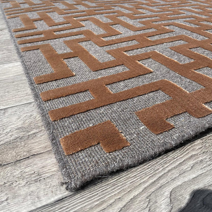 Brinker Chiara Wood Vloerkleed - 240x340cm - QF Living