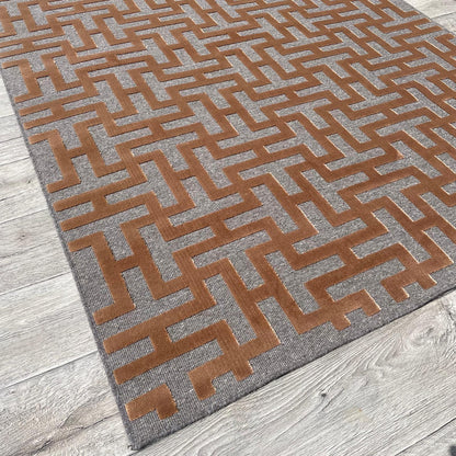 Brinker Chiara Wood Vloerkleed - 240x340cm - QF Living