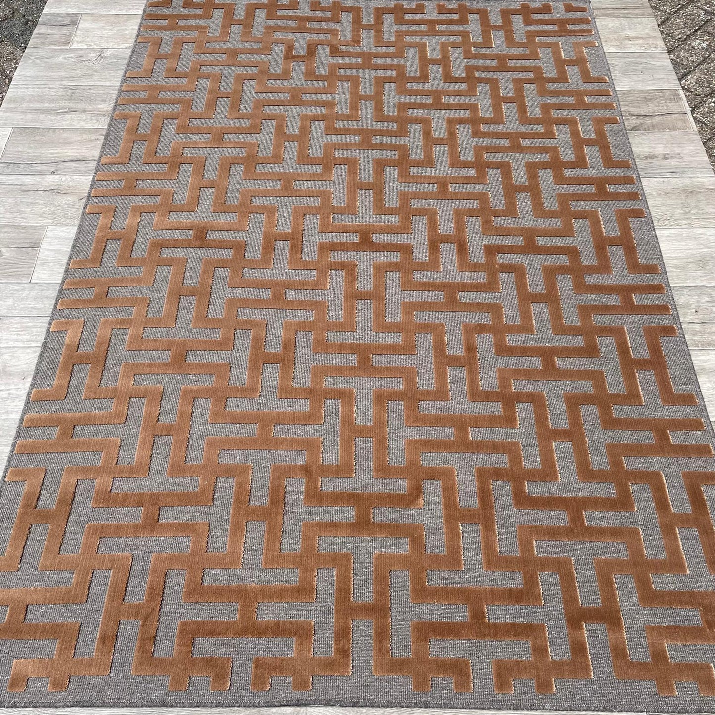 Brinker Chiara Wood Vloerkleed - 240x340cm - QF Living