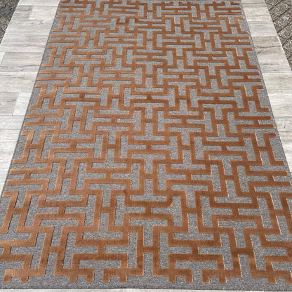 Brinker Chiara Wood Vloerkleed - 240x340cm - QF Living