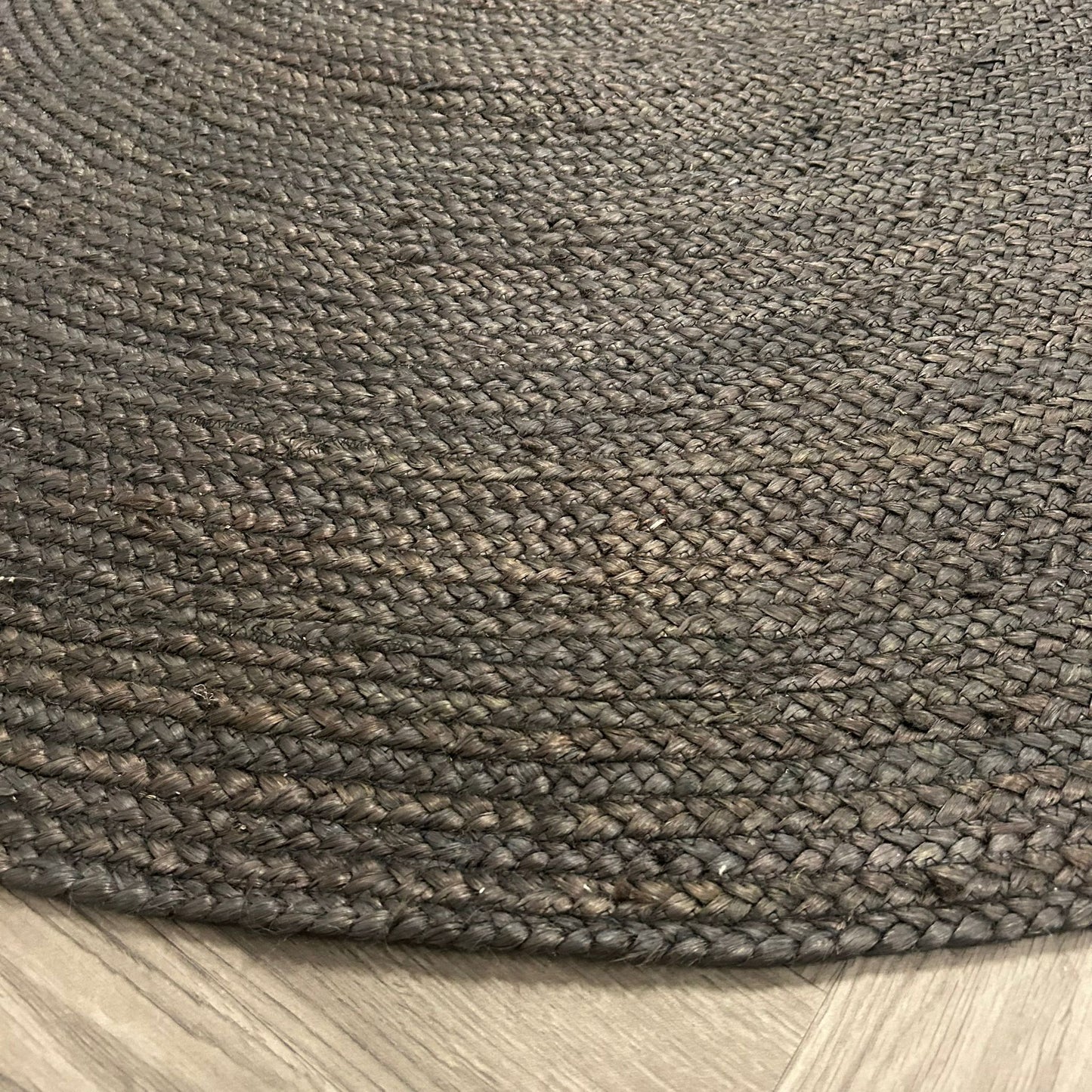 Brinker Circle 11 Anthracite Vloerkleed - 200x200cm - QF Living