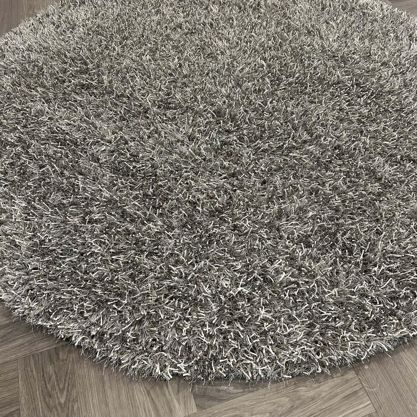Brinker Comfort Grey Rond Vloerkleed - 200x200cm - QF Living