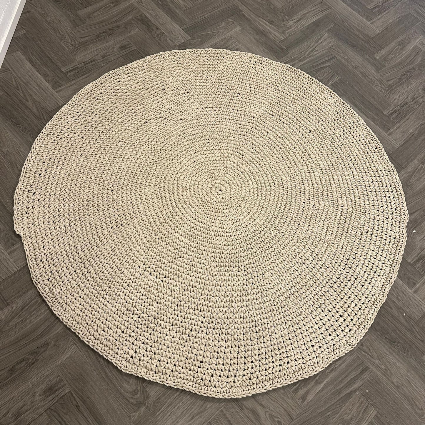 Brinker CW - 188 Naturel 101 Vloerkleed - 160x160cm - QF Living
