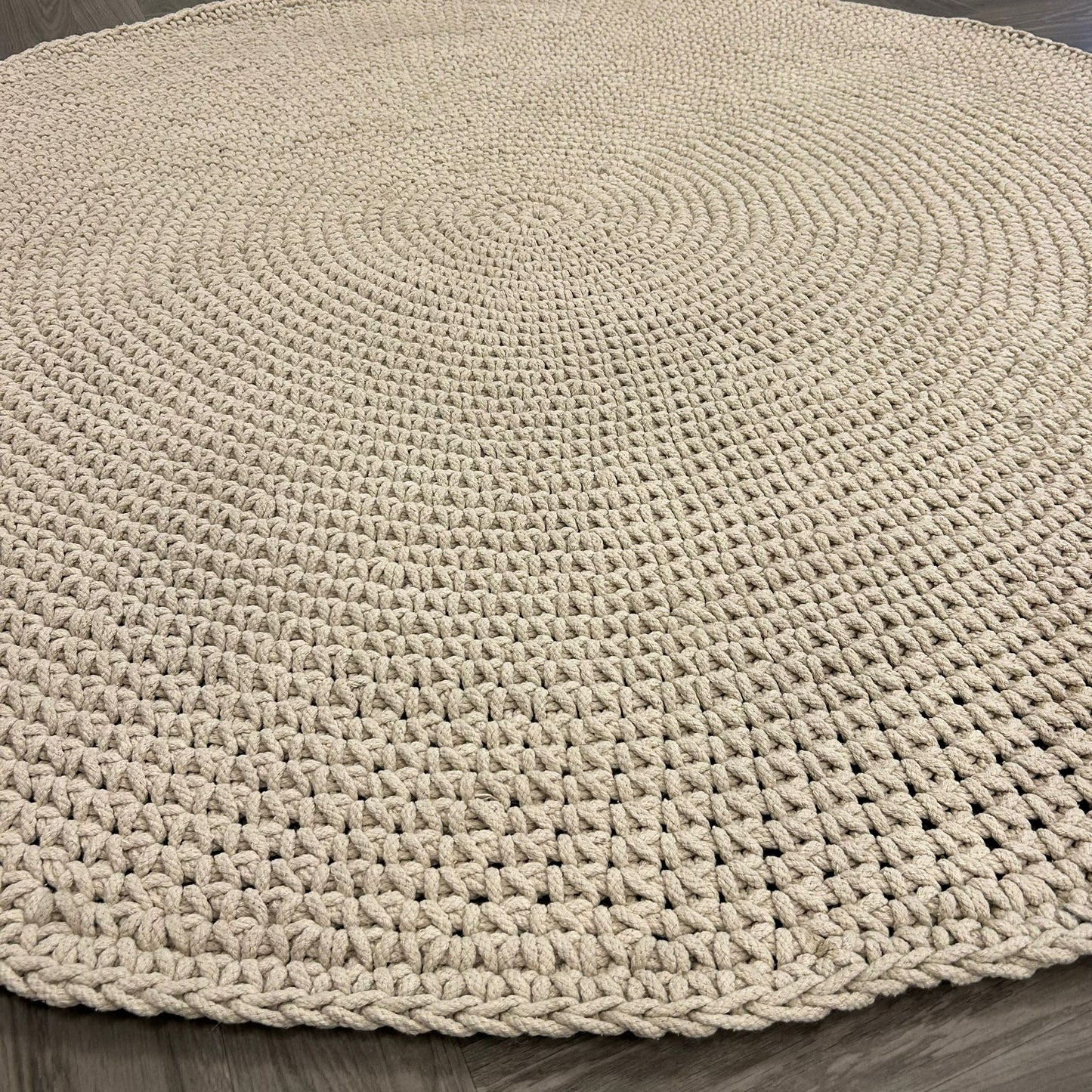 Brinker CW - 188 Naturel 101 Vloerkleed - 160x160cm - QF Living