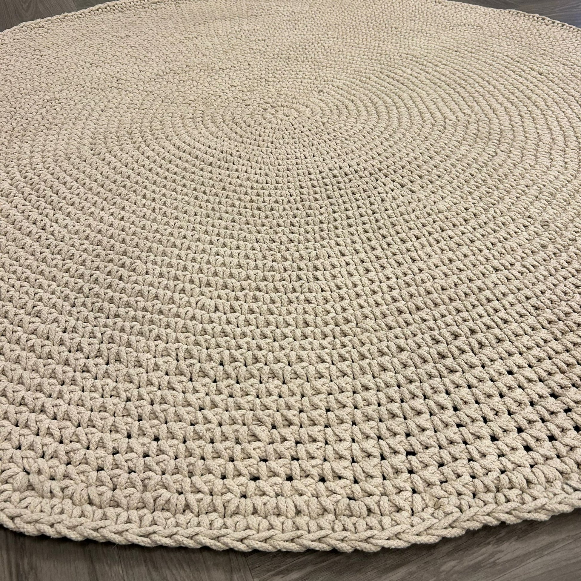 Brinker CW - 188 Naturel 101 Vloerkleed - 160x160cm - QF Living
