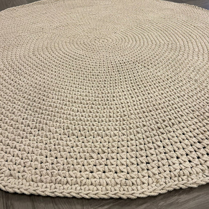 Brinker CW - 188 Naturel 101 Vloerkleed - 160x160cm - QF Living