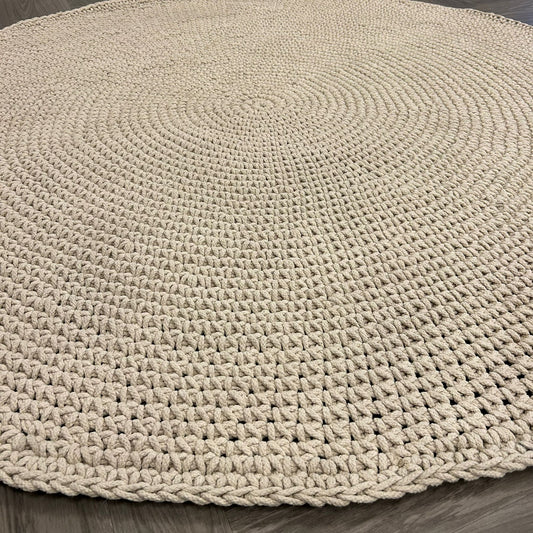 Brinker CW - 188 Naturel 101 Vloerkleed - 160x160cm - QF Living