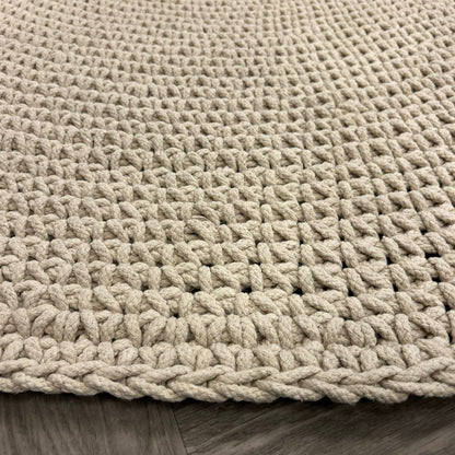 Brinker CW - 188 Naturel 101 Vloerkleed - 160x160cm - QF Living