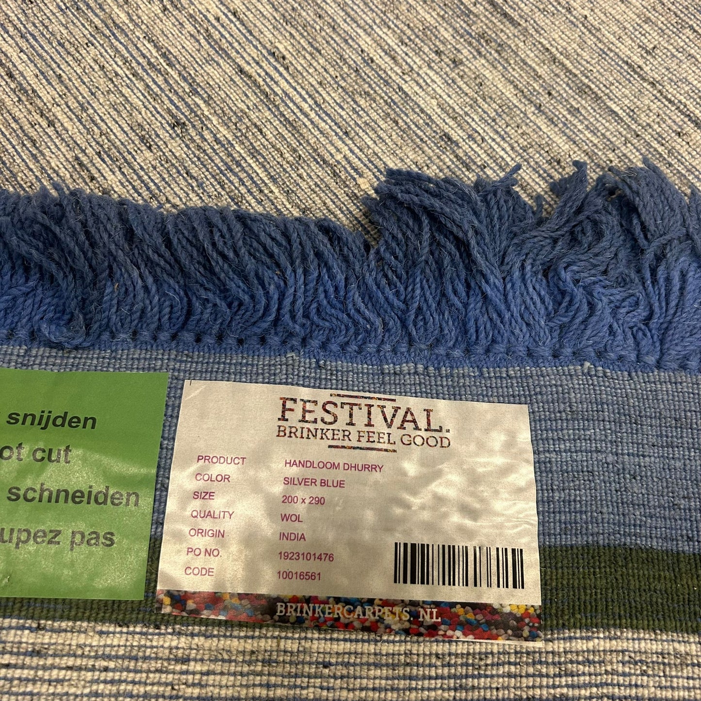 Brinker Decor Blue Vloerkleed - 200x290cm - QF Living