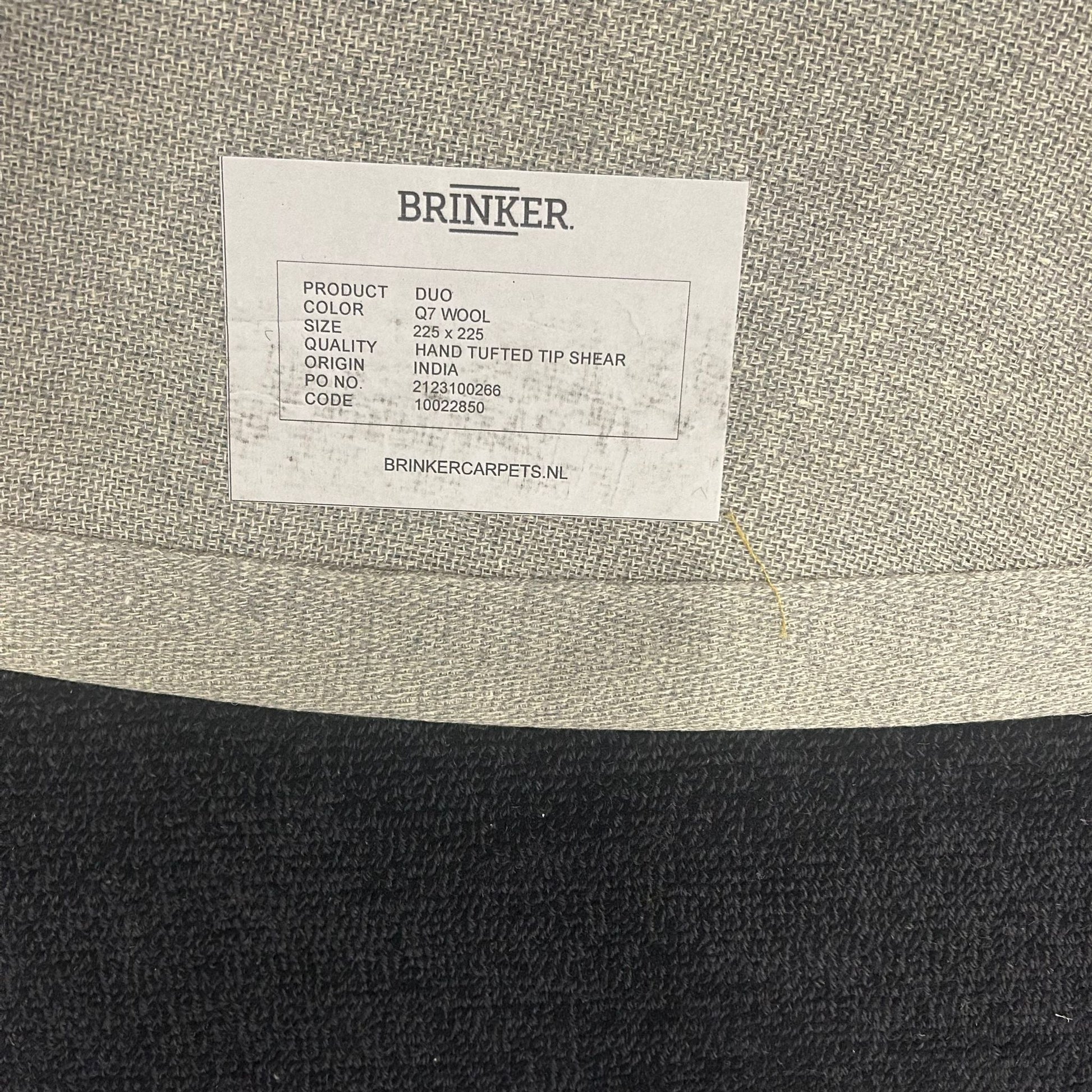 Brinker Duo Q7 Vloerkleed - 225x225cm - QF Living