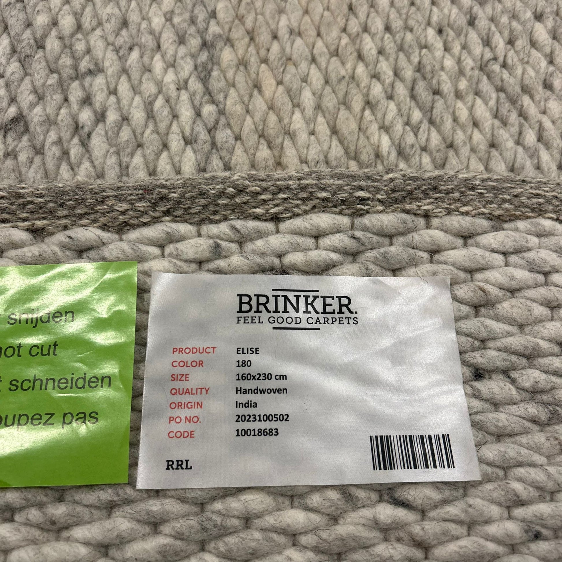 Brinker Elise Monopoli 180 Vloerkleed - 160x230cm - QF Living