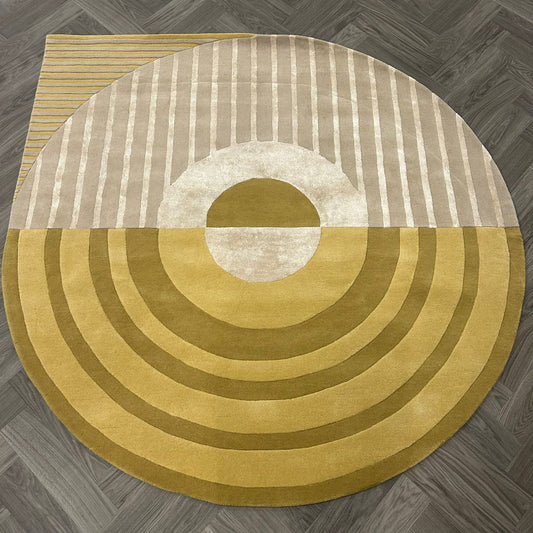 Brinker Fano Girare Wild Wonder Vloerkleed - 200x200cm - QF Living