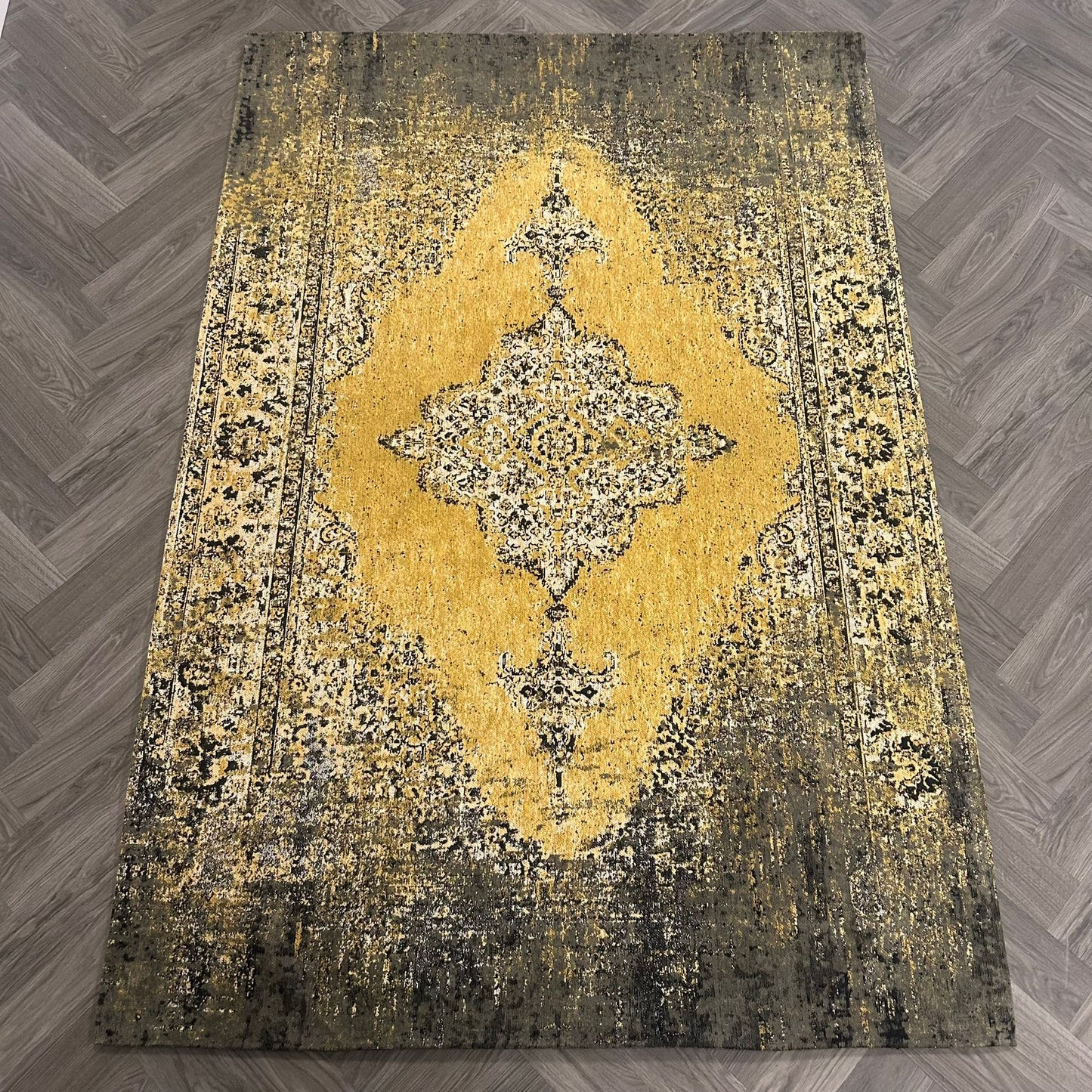 Brinker Fez Yellow Vloerkleed - 160x240cm - QF Living