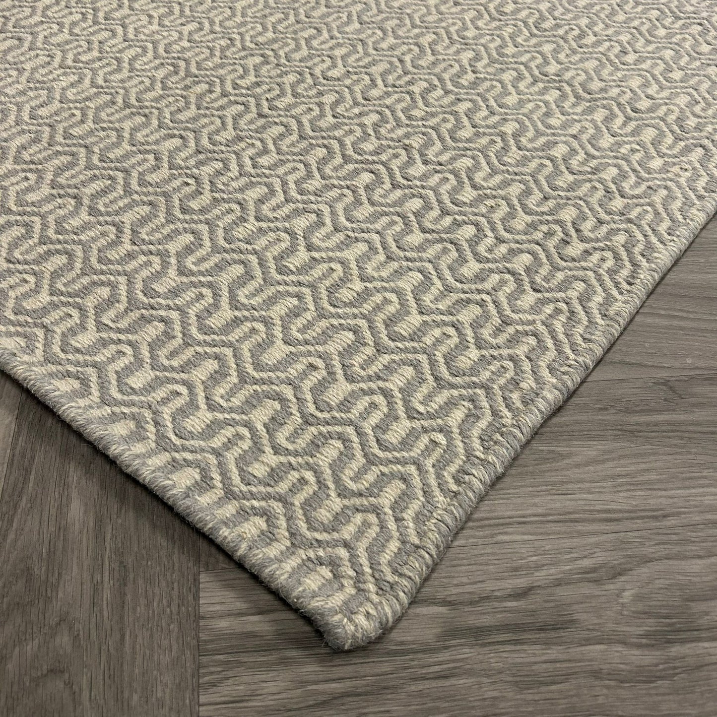 Brinker Flat Weave Piller 03 Smoke Vloerkleed - 200x280cm - QF Living