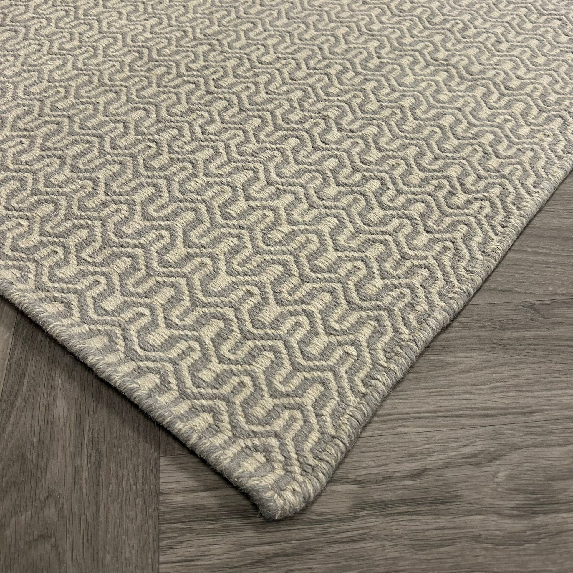 Brinker Flat Weave Piller 03 Smoke Vloerkleed - 200x280cm - QF Living
