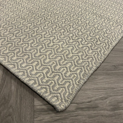 Brinker Flat Weave Piller 03 Smoke Vloerkleed - 200x280cm - QF Living