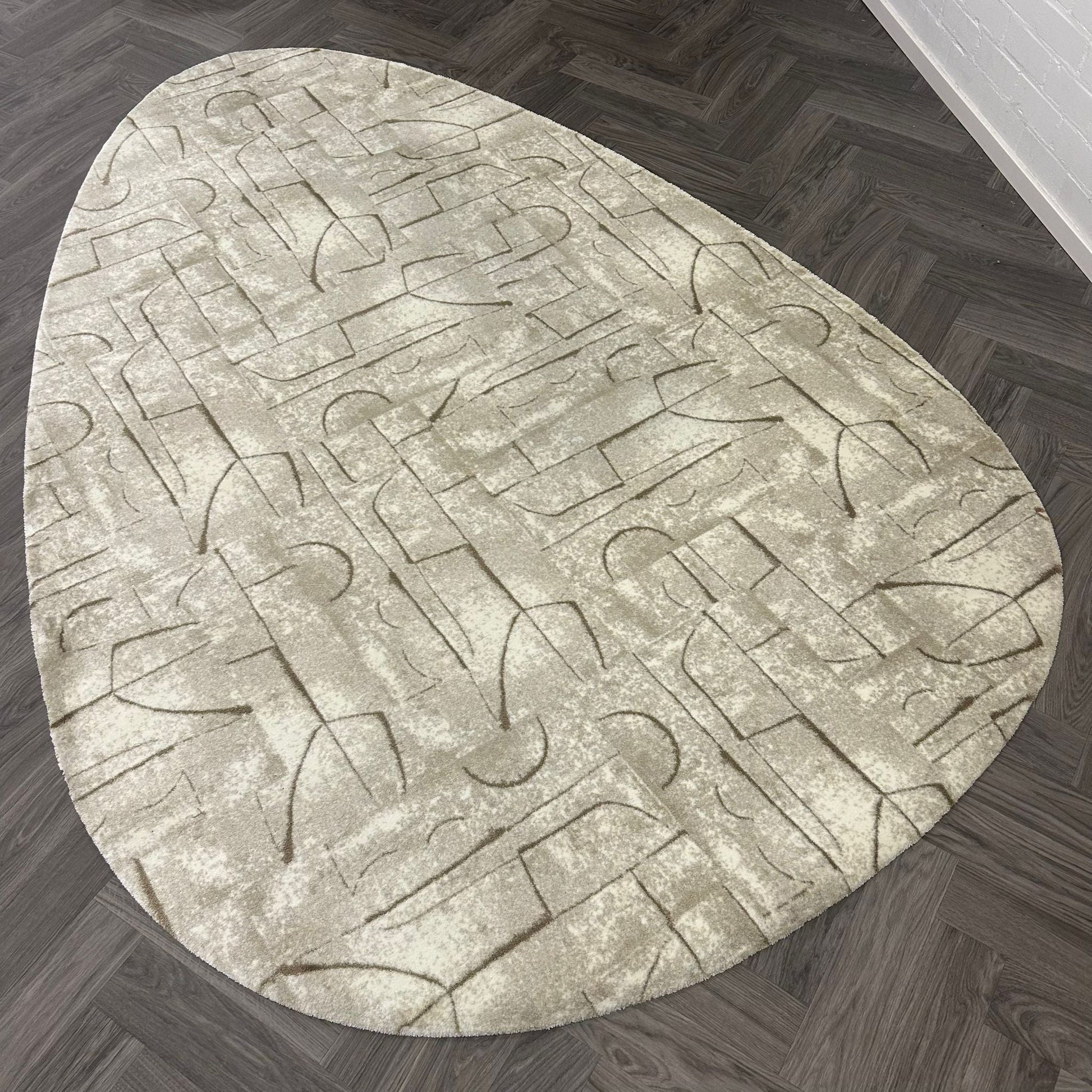 Brinker Floorganic Balanced Beige Vloerkleed - 200x300cm - QF Living