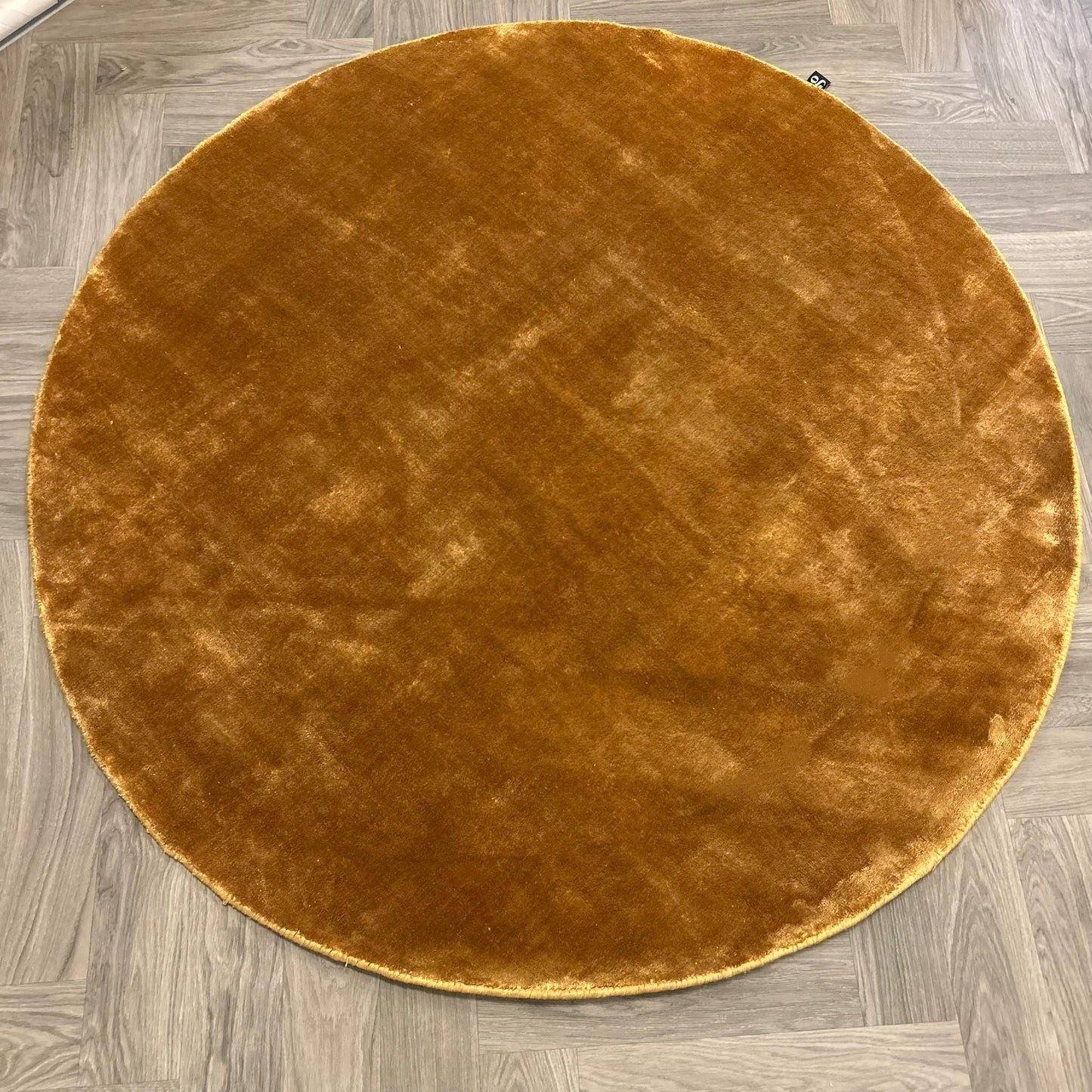 Brinker Goossens Russel Goud Vloerkleed - 200x200cm - QF Living