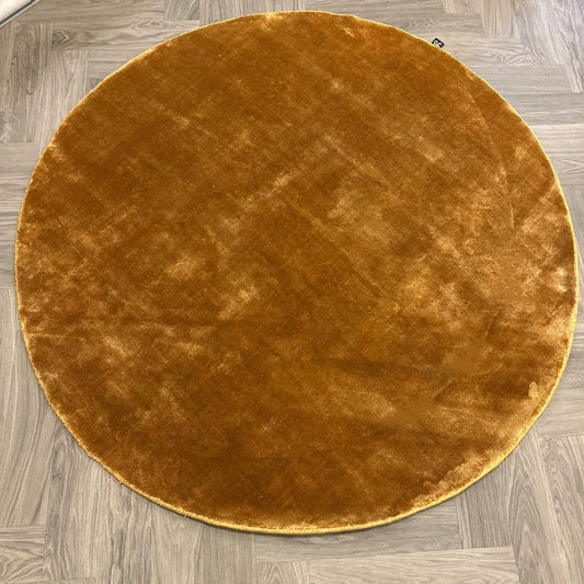 Brinker Goossens Russel Goud Vloerkleed - 200x200cm - QF Living