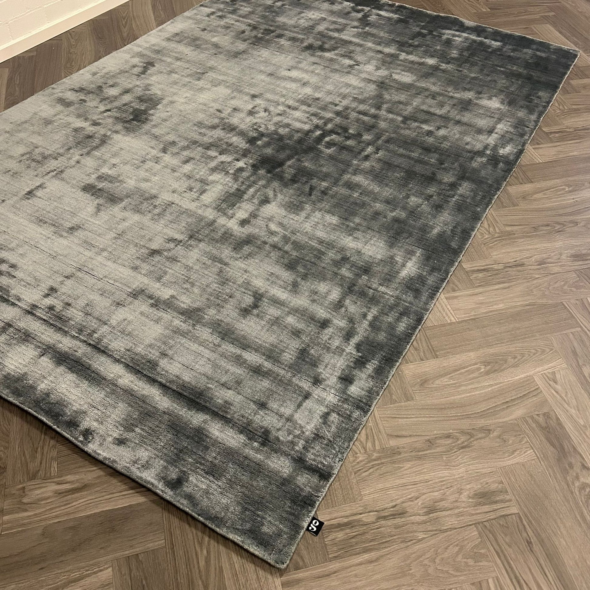 Brinker Goossens Russel grijs Vloerkleed - 170x230cm - QF Living