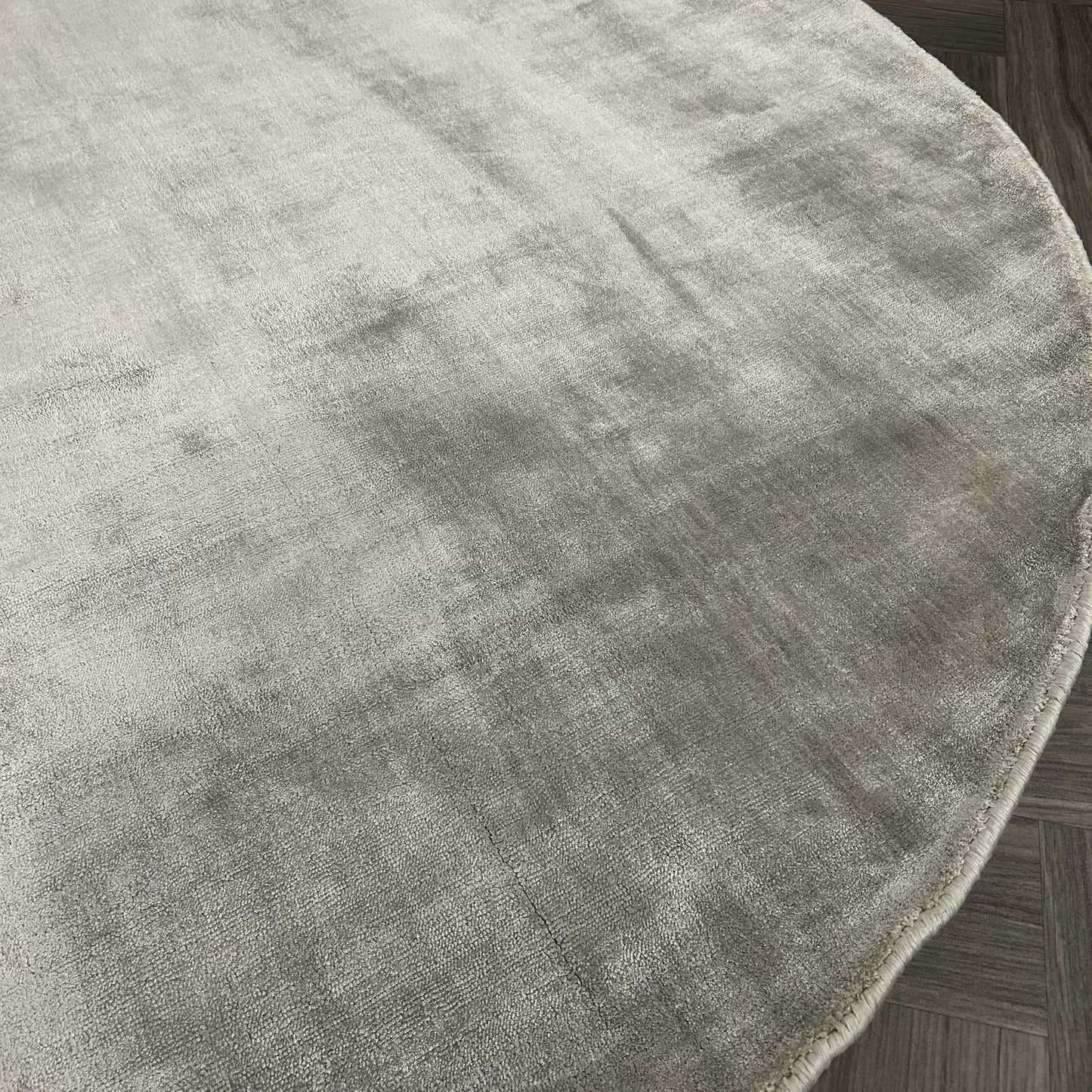 Brinker Goossens Russel Zilver Vloerkleed - 160x160cm - QF Living