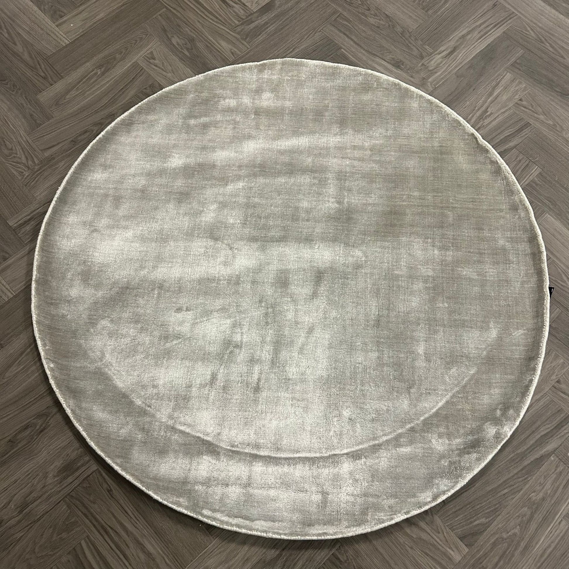 Brinker Goossens Russel Zilver Vloerkleed - 160x160cm - QF Living