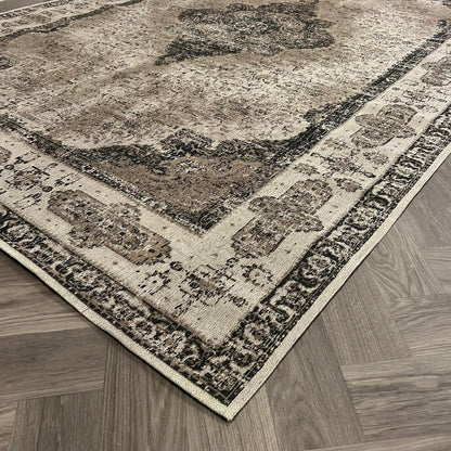 Brinker Juno Zwart - 200x290cm - QF Living