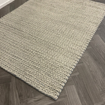 Brinker Kabel Grey Vloerkleed - 170x230cm - QF Living