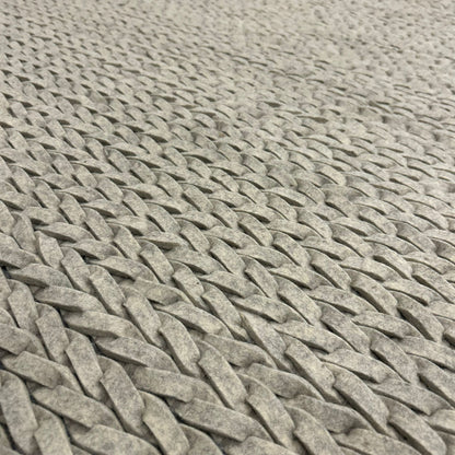 Brinker Kabel Grey Vloerkleed - 170x230cm - QF Living
