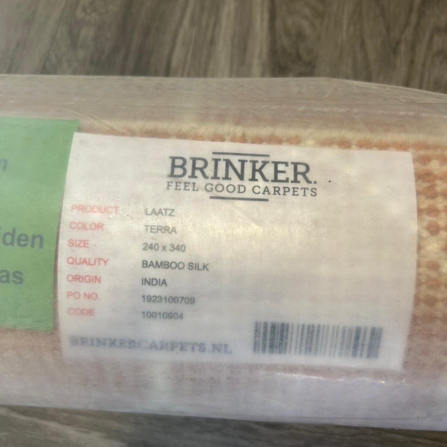 Brinker Laatz Terra Vloerkleed - 240x340cm - QF Living