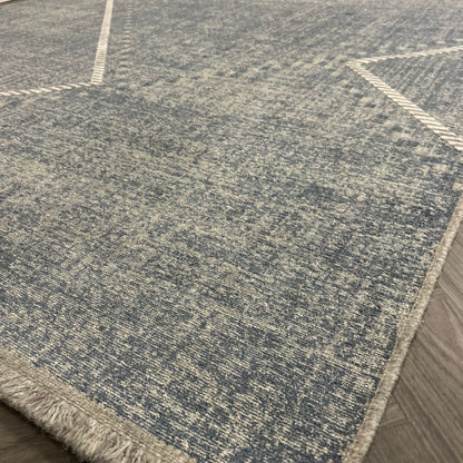 Brinker Linea Dessin 105 Blue Vloerkleed - 200x290cm - QF Living